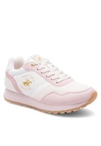 Beverly Hills Polo Club Sneakersy SK-08031 Różowy. Kolor: różowy. Materiał: materiał #5