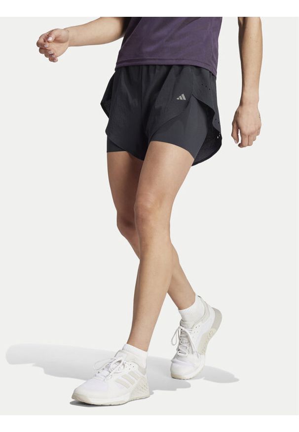 Adidas - adidas Szorty sportowe Designed for Training IM8178 Czarny Regular Fit. Kolor: czarny. Materiał: syntetyk