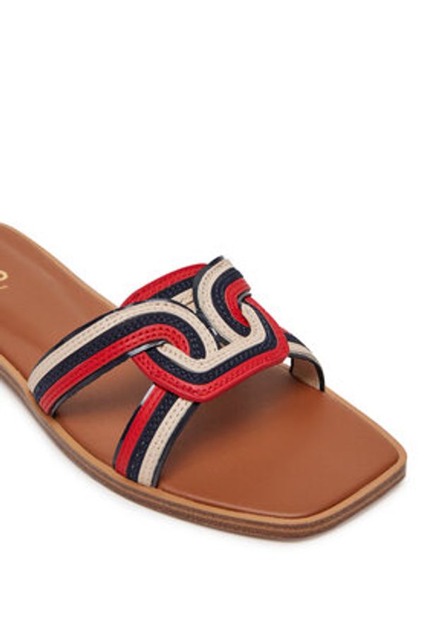 Aldo Klapki Erok 13966816 Kolorowy. Materiał: skóra. Wzór: kolorowy