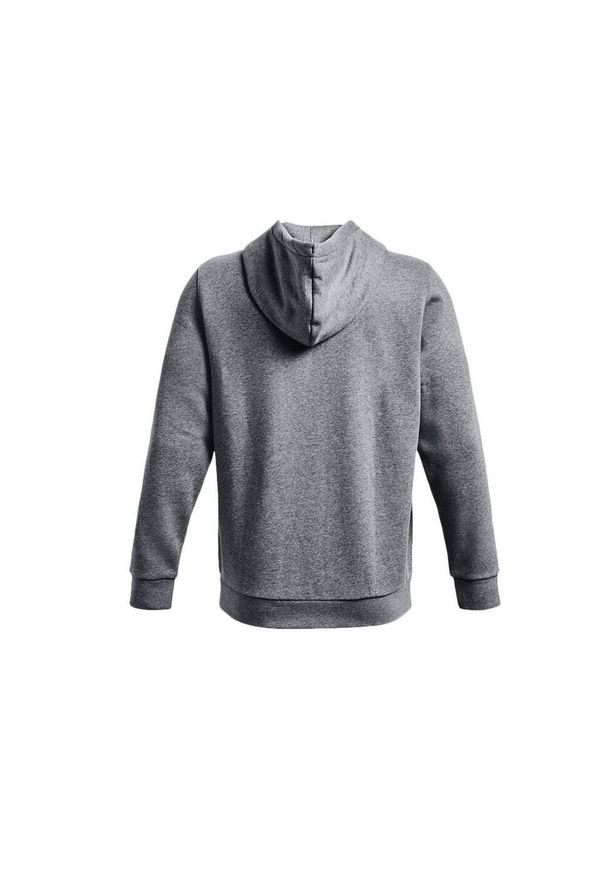 Bluza z kapturem z pełnym zamkiem błyskawicznym Under Armour Essential Fleece. Typ kołnierza: kaptur. Kolor: szary, biały, wielokolorowy. Materiał: poliester, bawełna. Sport: bieganie