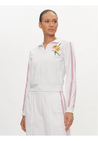Guess Bluza Zoey V4GQ03 KC5R0 Biały Regular Fit. Kolor: biały. Materiał: syntetyk, bawełna
