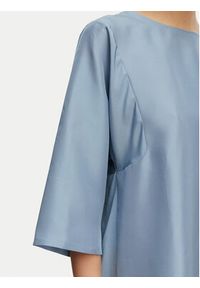 Weekend Max Mara Bluzka Fastoso 2615941032 Niebieski Relaxed Fit. Kolor: niebieski. Materiał: jedwab #5