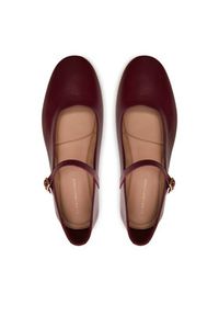 TOMMY HILFIGER - Tommy Hilfiger Baleriny Maryjane FW0FW08294 Fioletowy. Kolor: fioletowy. Materiał: skóra #4