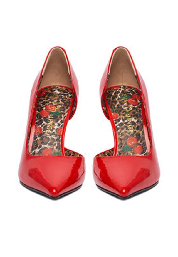 Eva Minge Szpilki EO-ZIA-24178-21 Czerwony. Kolor: czerwony. Materiał: skóra, syntetyk. Obcas: na szpilce