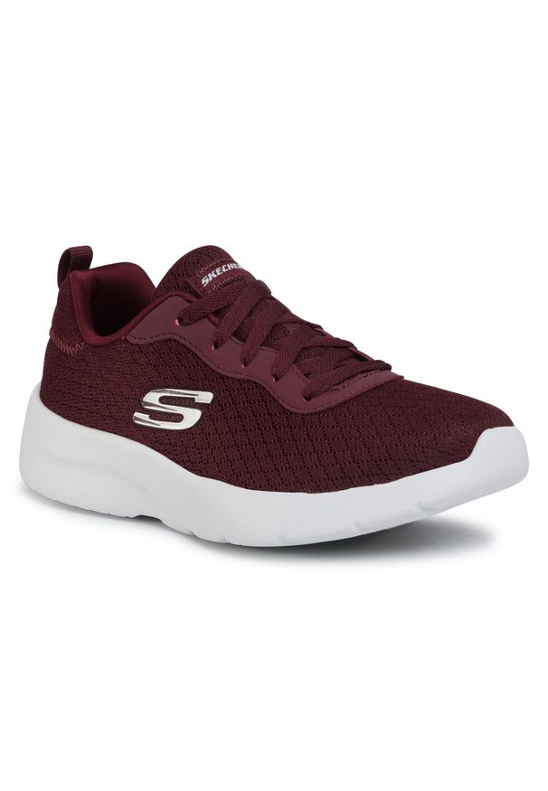 skechers - Buty Skechers Eye To Eye 12964/BURG Burgundy. Kolor: czerwony. Materiał: materiał