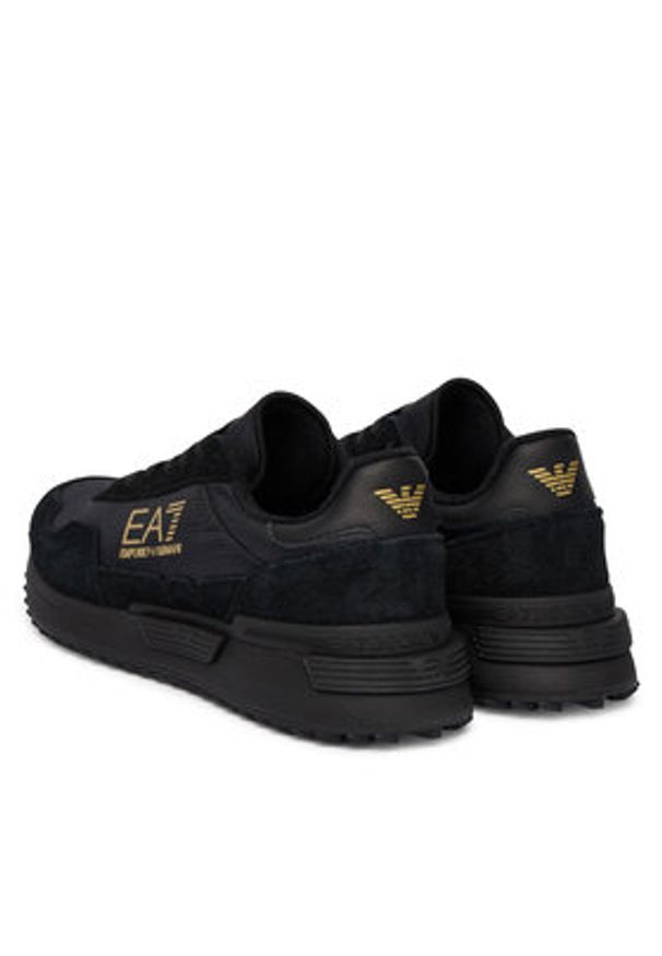 EA7 Emporio Armani Sneakersy 7X000380 AF19175 MZ177 Szary. Kolor: szary. Materiał: skóra