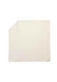 Adam Collection - Biała jedwabna gładka poszetka EJ20. Kolor: biały. Materiał: jedwab. Wzór: gładki #1