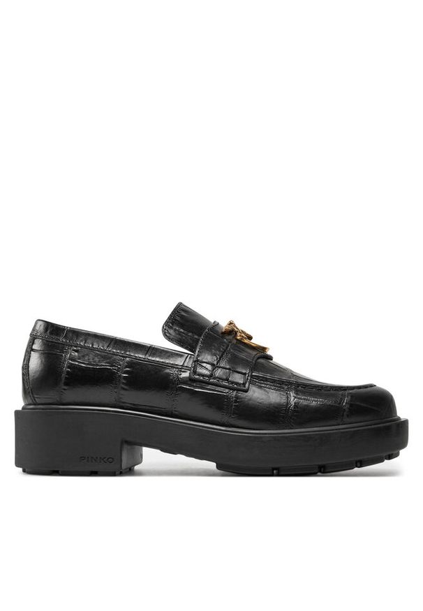 Pinko - Loafersy PINKO. Kolor: czarny