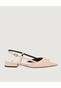 Marella - MARELLA - Skórzane sandały Bocca. Zapięcie: pasek. Kolor: różowy, wielokolorowy, fioletowy. Materiał: skóra. Wzór: aplikacja. Styl: elegancki #5