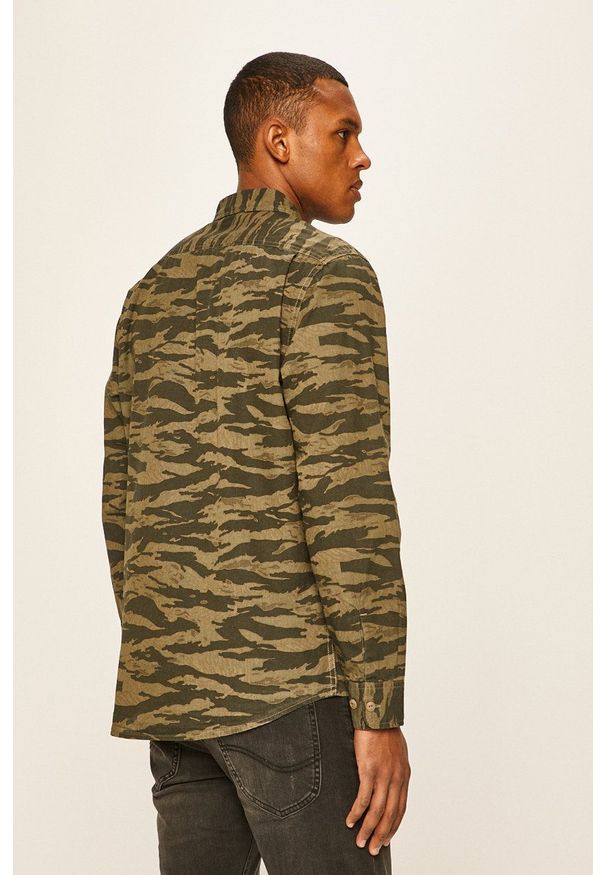 Lee - LEE WORKER SHIRT MĘSKA KOSZULA UTILITY GREEN L68HDYNG 112117128