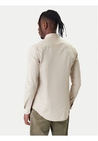 Tommy Jeans Koszula Original DM0DM04405 Beżowy Slim Fit. Kolor: beżowy. Materiał: bawełna #5