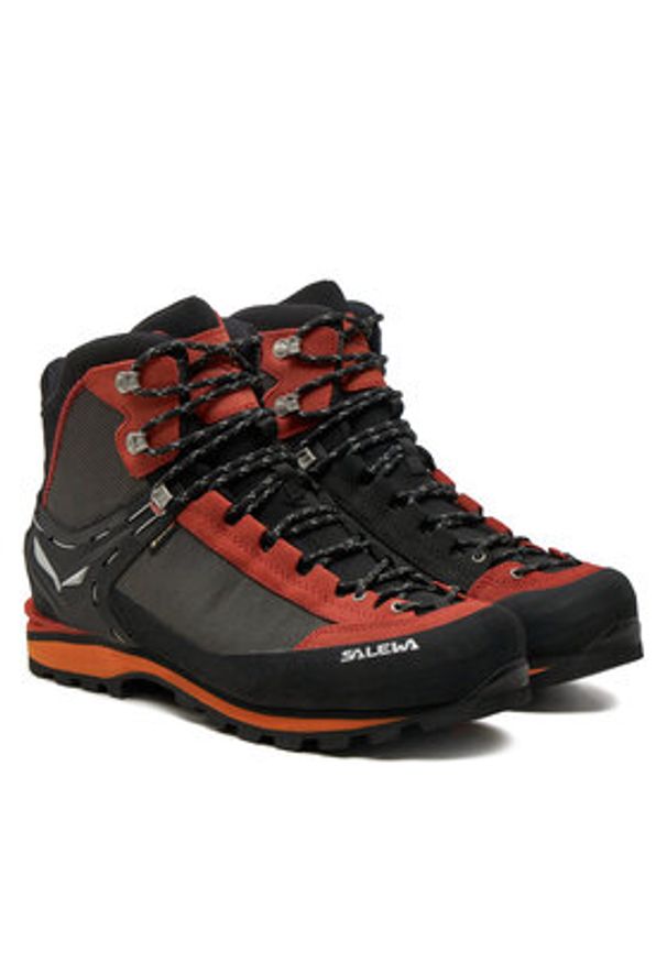 Salewa Trekkingi Crow Gtx GORE-TEX 61328-0935. Kolor: czarny. Materiał: zamsz, skóra. Technologia: Gore-Tex. Sport: turystyka piesza