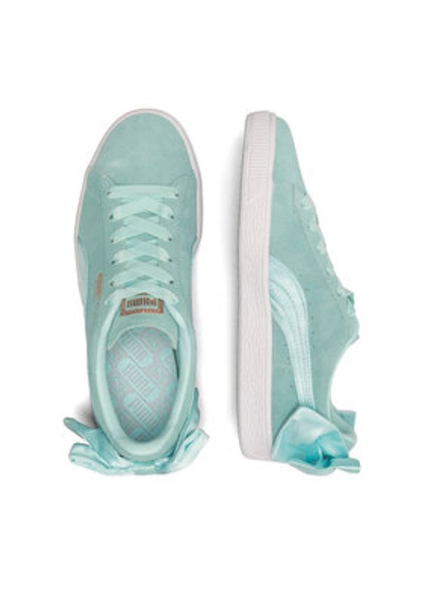 Puma Sneakersy 367317-03 Niebieski. Kolor: niebieski. Materiał: zamsz, skóra