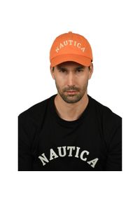 Czapka z daszkiem Nautica Caribbean Strapback. Kolor: żółty, wielokolorowy, pomarańczowy. Styl: street #1