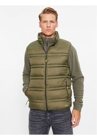 CMP Bezrękawnik 33K2007 Zielony Regular Fit. Kolor: zielony. Materiał: syntetyk. Długość rękawa: bez rękawów