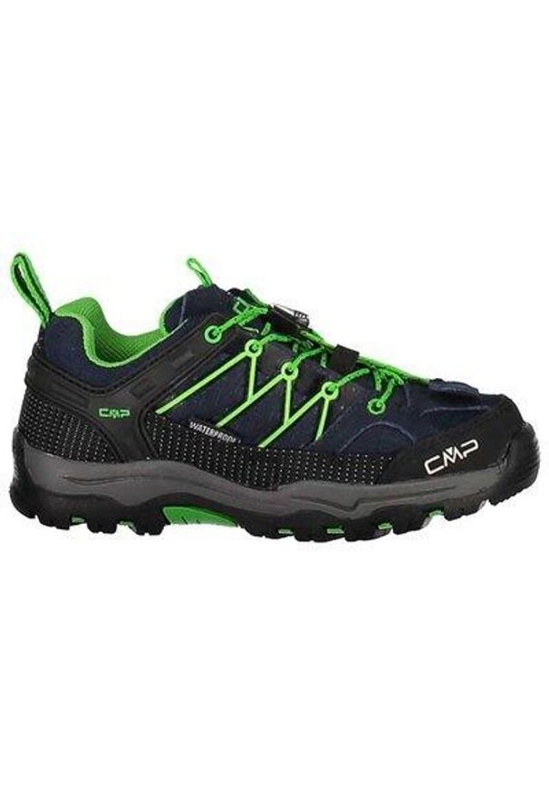 Dziecięce Niskie buty trekkingowe CMP Rigel Waterproof. Kolor: niebieski. Sport: turystyka piesza
