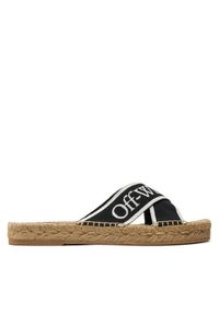 OFF-WHITE - Off-White Espadryle OWIB012S23FAB0011001 Czarny. Kolor: czarny. Materiał: materiał #1