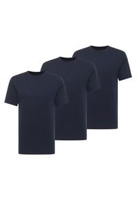 3-Pak T-Shirt Mustang Style Alex Granatowy 1017988 4136. Kolor: niebieski #1