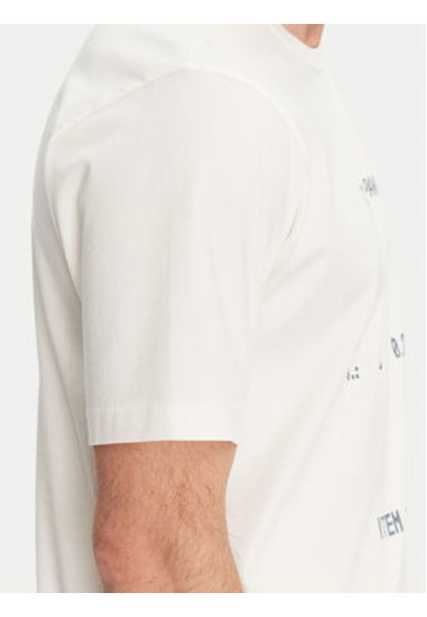 C.P. Company T-Shirt 18CMTS107A110301W Biały Regular Fit. Kolor: biały. Materiał: bawełna