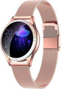 Smartwatch Rubicon RNBE45 Różowe złoto (381622-uniw). Rodzaj zegarka: smartwatch. Kolor: różowy, wielokolorowy, złoty #1