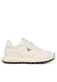 Emporio Armani Sneakersy EM003738 AF19532 M0107 Biały. Kolor: biały. Materiał: skóra #1
