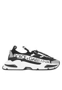 DOLCE & GABBANA - Dolce&Gabbana Sneakersy DA5203 AB068 Czarny. Kolor: czarny. Materiał: materiał