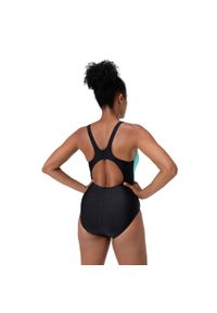 Strój kąpielowy damski Speedo Colourblock MuscleBack 2.0. Kolor: czarny, niebieski, wielokolorowy