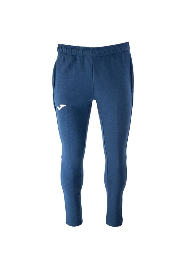 Spodnie męskie Joma Street. Kolor: niebieski. Materiał: bawełna, materiał. Sport: piłka nożna