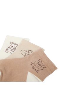 Winnie The Pooh Skarpety długie CEO-ACCCS-AW26-231WTP(3-PACK) Beżowy. Kolor: beżowy. Materiał: bawełna #3