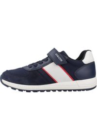 Tenisówki Geox Model J Alben Boy Kolor Niebieski. Kolor: niebieski. Materiał: tkanina, syntetyk