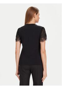 Fracomina T-Shirt FR25WT3059J401G1 Czarny Regular Fit. Kolor: czarny. Materiał: bawełna #3