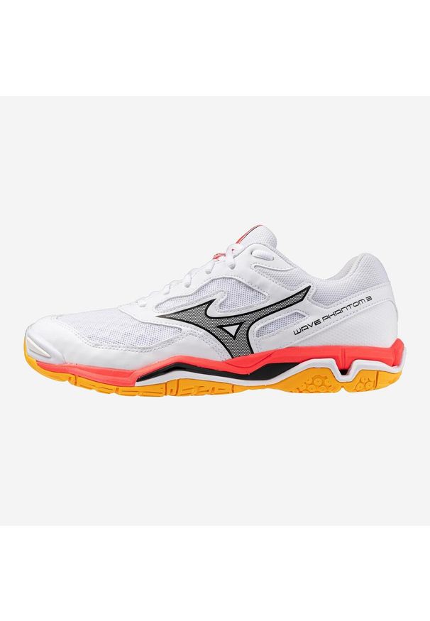Buty do piłki ręcznej Mizuno Wave Phantom. Szerokość cholewki: normalna. Model: Mizuno Wave. Sport: piłka ręczna