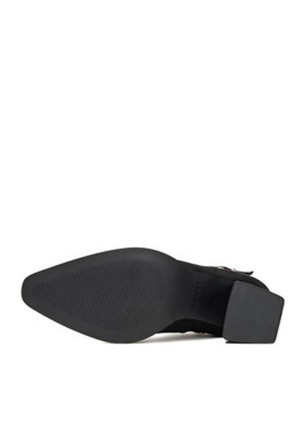 Jenny - JENNY Botki CEO-LS6128-02 Czarny. Kolor: czarny. Materiał: materiał