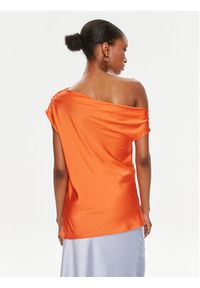 Imperial Bluzka RFY4HDG Pomarańczowy Regular Fit. Kolor: pomarańczowy. Materiał: syntetyk