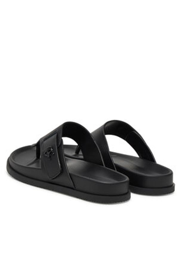 Karl Lagerfeld - KARL LAGERFELD Japonki KL72105 Czarny. Kolor: czarny. Materiał: skóra