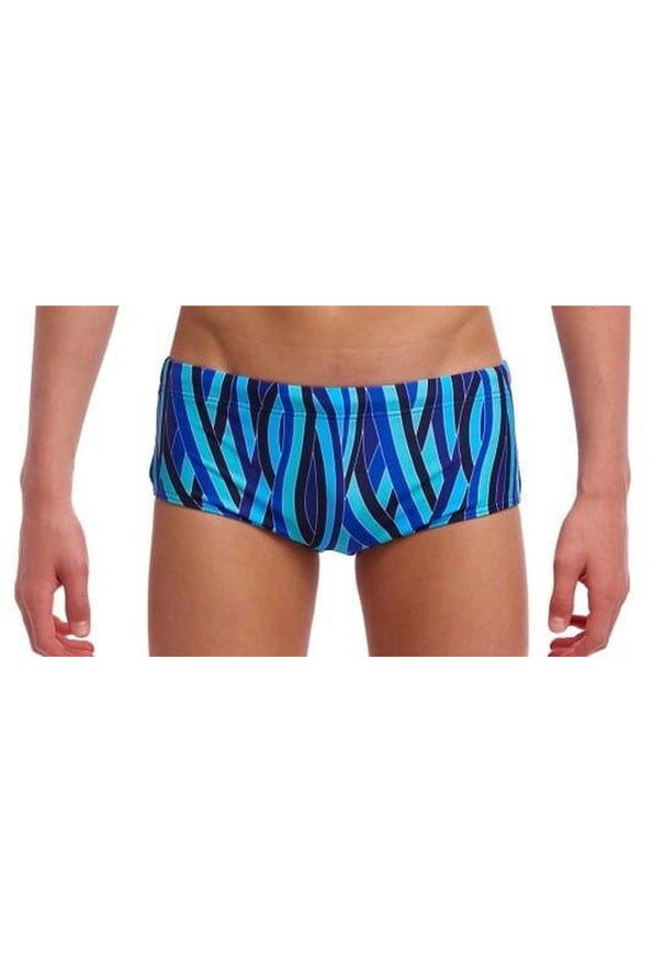 Kąpielówki FUNKY TRUNKS Snork City - trunki chłopięce. Kolor: niebieski