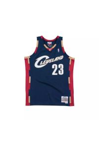 Koszulka męska do koszykówki Mitchell & Ness Cavaliers Lebron James. Kolor: niebieski. Sport: koszykówka