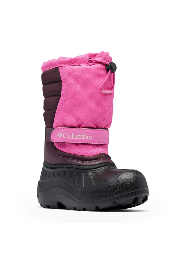 columbia - Śniegowce dziecięce Columbia Youth Powderbug Snowlite. Kolor: różowy. Sport: turystyka piesza
