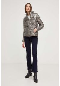 Answear Lab kurtka damska kolor srebrny przejściowa. Kolor: srebrny. Materiał: syntetyk. Styl: wakacyjny #3