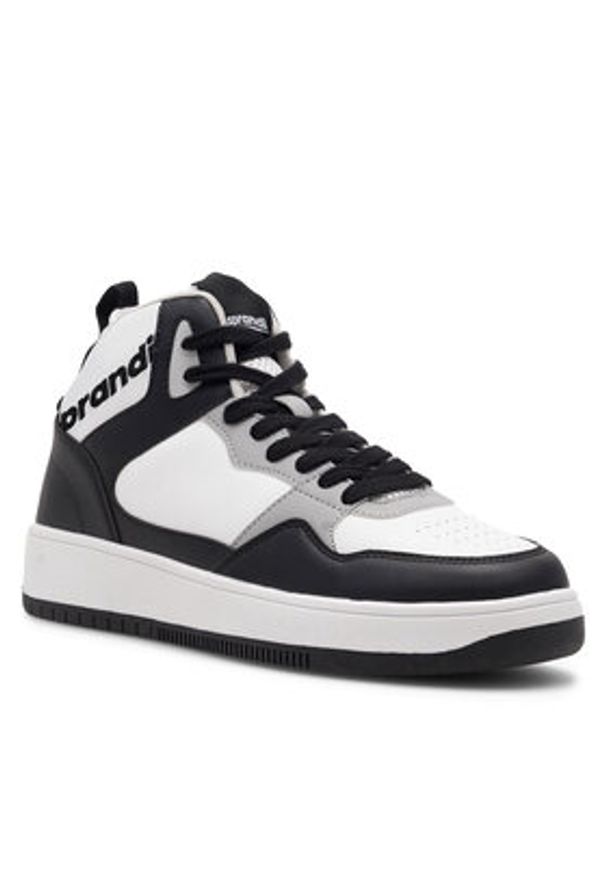 Sprandi Sneakersy HEAT MID MPRS-2022M03108-2 Czarny. Kolor: czarny. Materiał: materiał