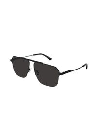 Bottega Veneta okulary przeciwsłoneczne kolor czarny. Kolor: czarny