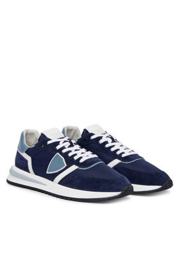 Philippe Model Sneakersy Tropez 2.1 Low A013607 TYLU W077 Granatowy. Kolor: niebieski. Materiał: skóra, zamsz
