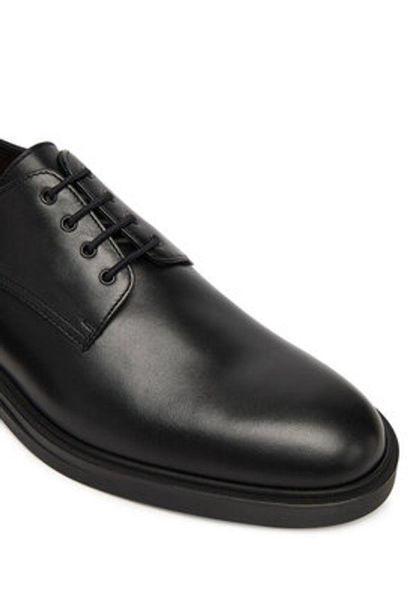 BOSS Półbuty Calev 50548036 Czarny. Kolor: czarny. Materiał: skóra
