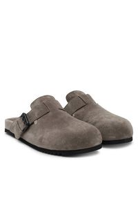 Vic Matié Klapki 1G8858U E46X050325 Szary. Kolor: szary. Materiał: skóra, zamsz #5