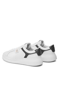 TOMMY HILFIGER - Tommy Hilfiger Sneakersy Pointy Court FW0FW07460 Biały. Kolor: biały. Materiał: skóra #4