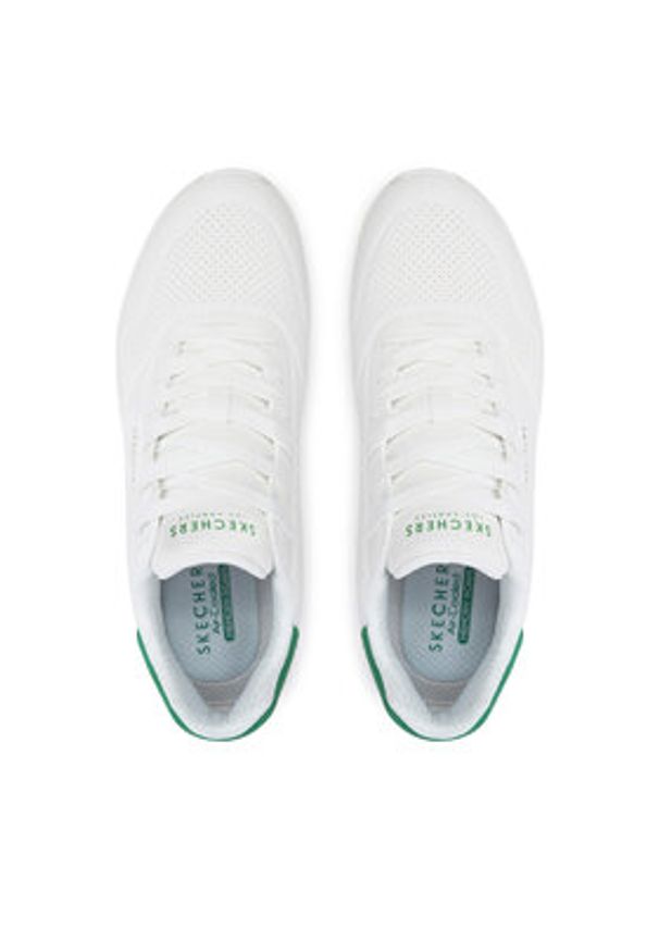 skechers - Skechers Sneakersy Uno - Suited On Air 183004 Beżowy. Kolor: beżowy. Materiał: skóra
