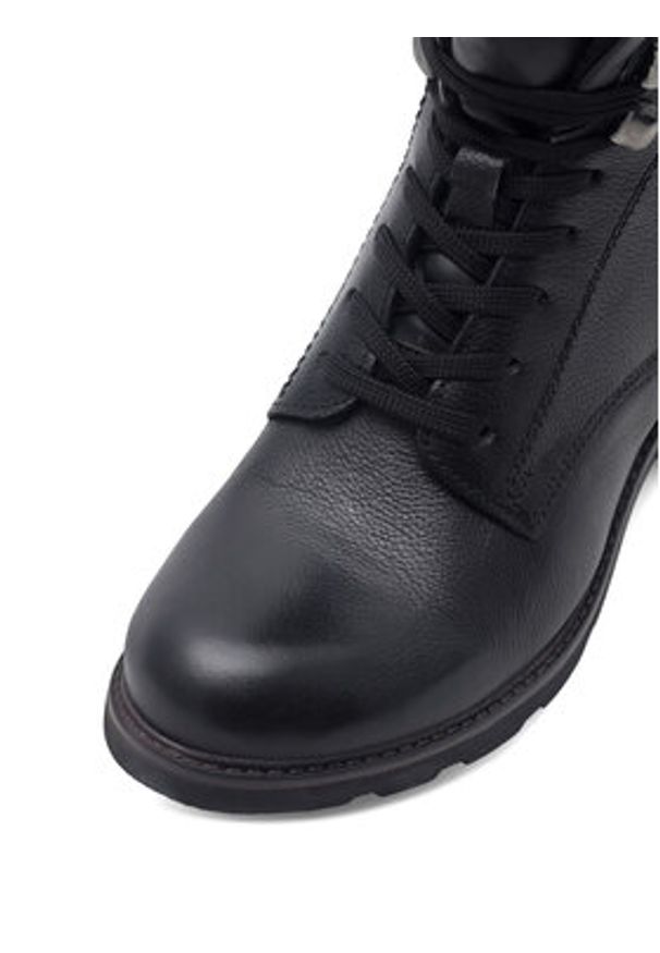 Go Soft Trzewiki WI23-DEMETRA-19 Czarny. Kolor: czarny. Materiał: skóra