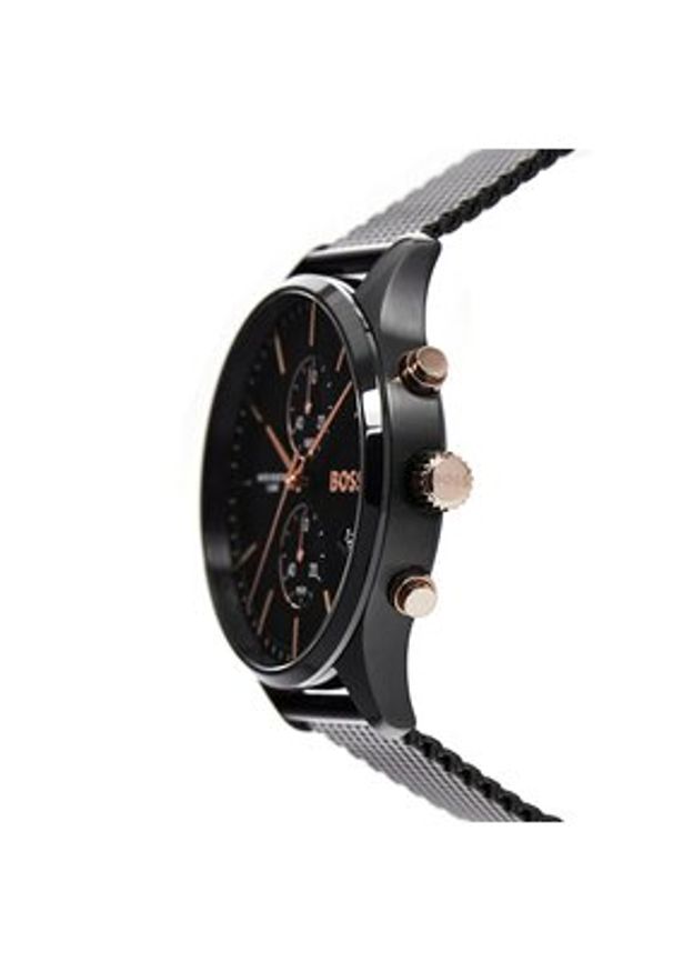 BOSS - Boss Zegarek Associate 1513811 Czarny. Kolor: czarny