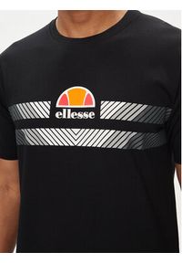 Ellesse T-Shirt Aprelvie SHR20275 Czarny Regular Fit. Kolor: czarny. Materiał: bawełna