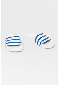 adidas Originals Klapki męskie kolor biały. Kolor: biały. Materiał: guma #2